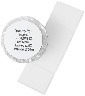 фото Картридж Этикетки Vell для Puty PT-66DC (PT-5030WE-500), фото 1