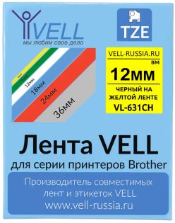 фото Картридж Лента Vell VL-631CH для Puty PT-100E/100ECH