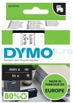 Картридж с виниловой лентой D1 для принтеров DYMO Label Manager, пластик, черный шрифт, 6 мм х 7 м Белый (DYMO43613)
