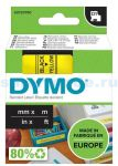 Картридж с виниловой лентой D1 для принтеров DYMO Label Manager, пластик, черный шрифт, 6 мм х 7 м Желтый, (5 шт/уп) (DYMO43618)